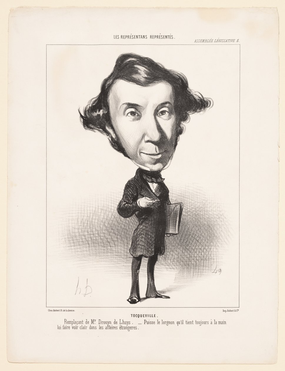 Zgromadzenie Ustawodawcze: Tocqueville autorstwa Honoré Daumier