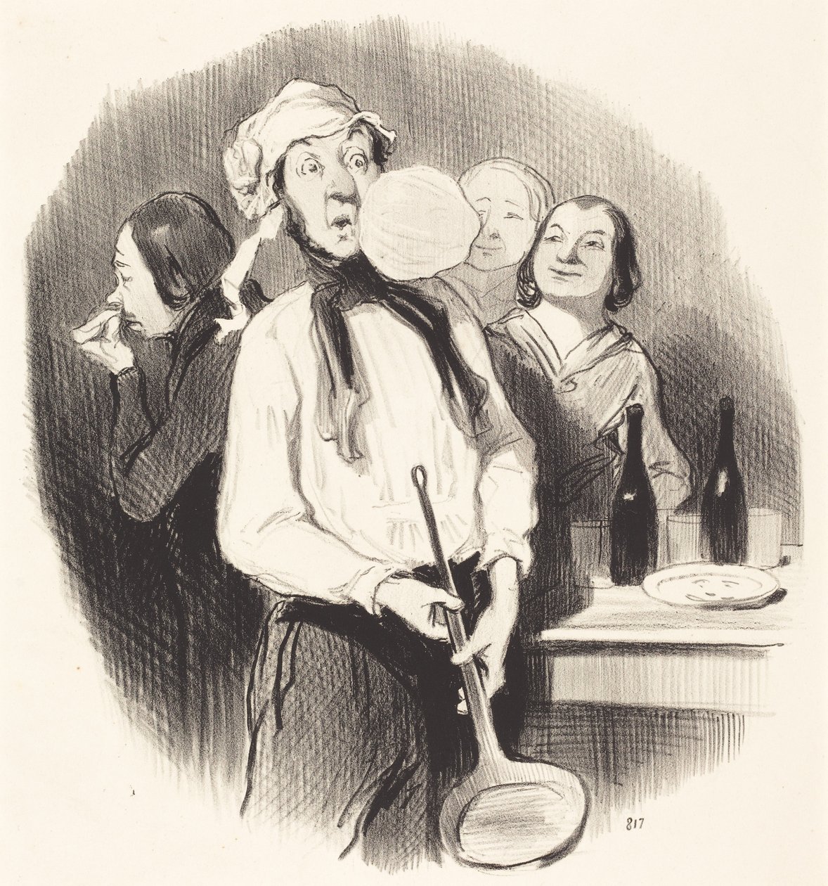 Naleśniki autorstwa Honoré Daumier