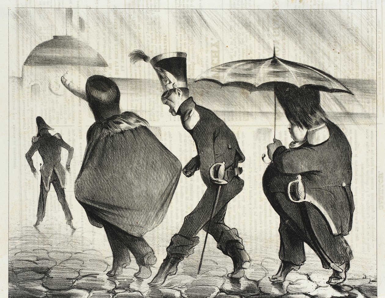 Nieustraszeni autorstwa Honoré Daumier