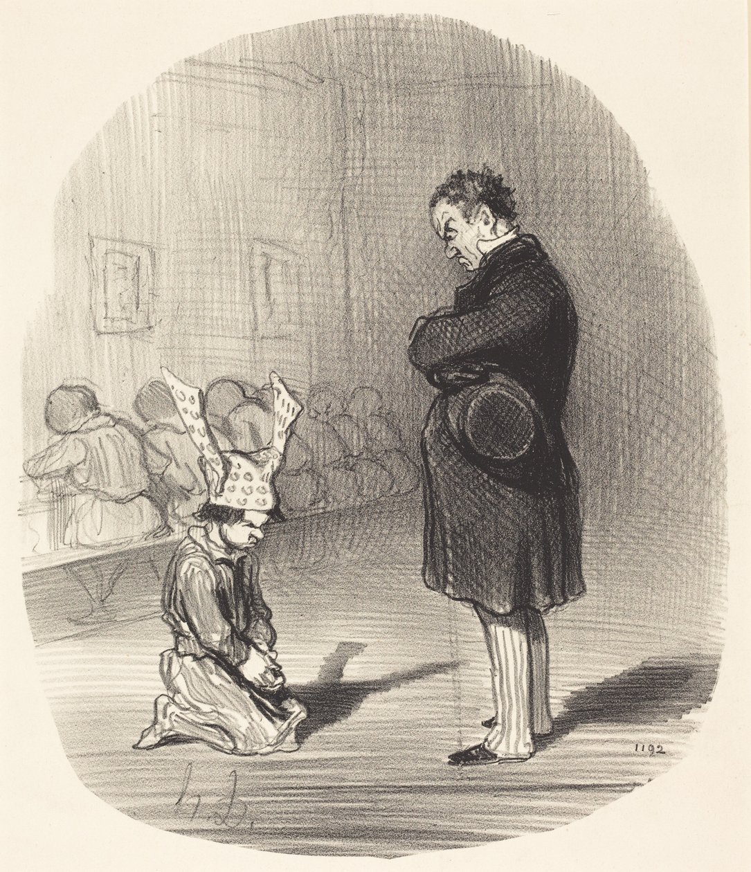Następstwa powstania autorstwa Honoré Daumier