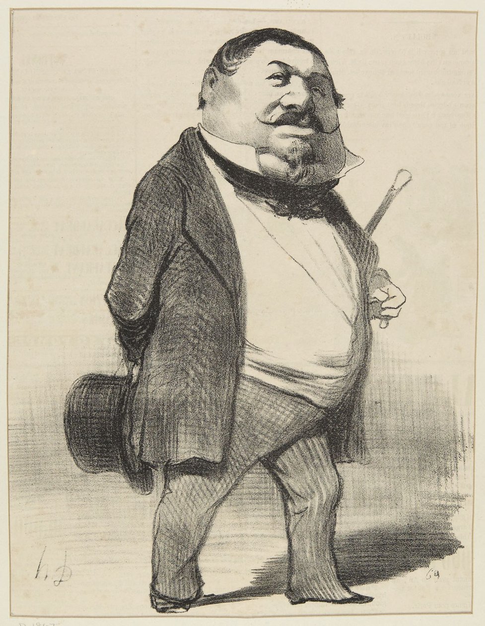 „Lucien Murat” autorstwa Honoré Daumier