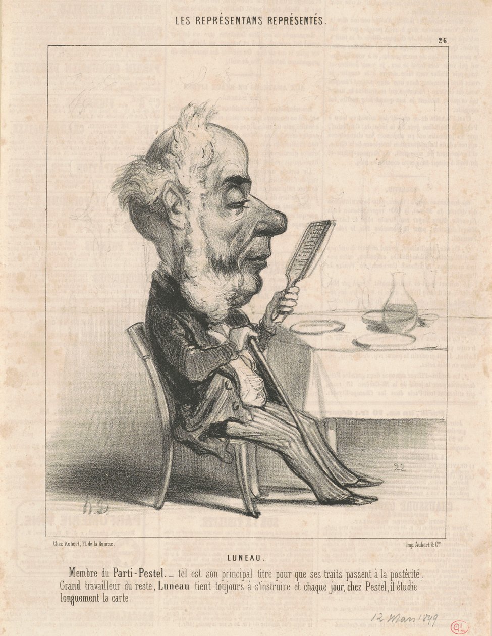 Luneau autorstwa Honoré Daumier