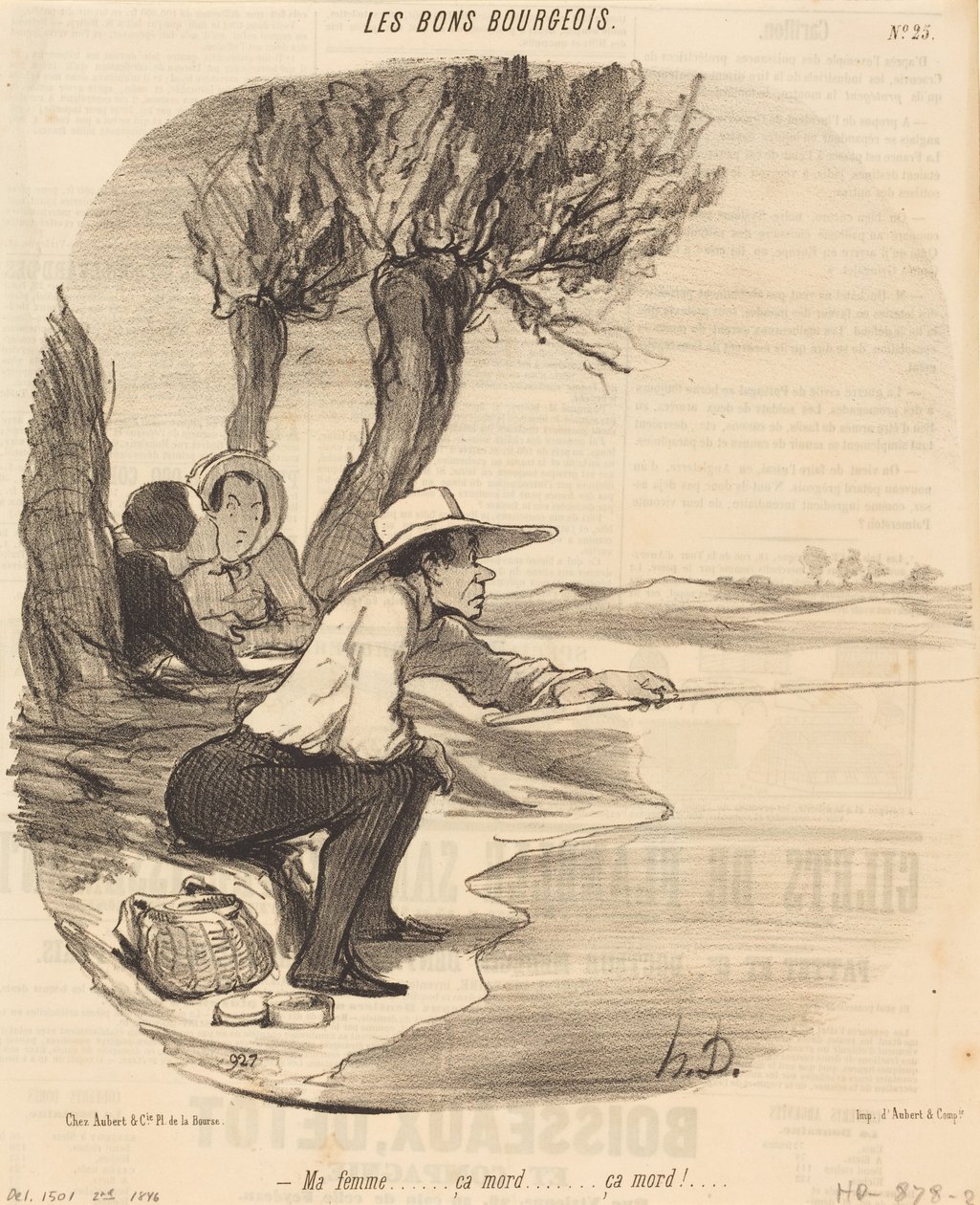 Moja żona… to gryzie… to gryzie! autorstwa Honoré Daumier