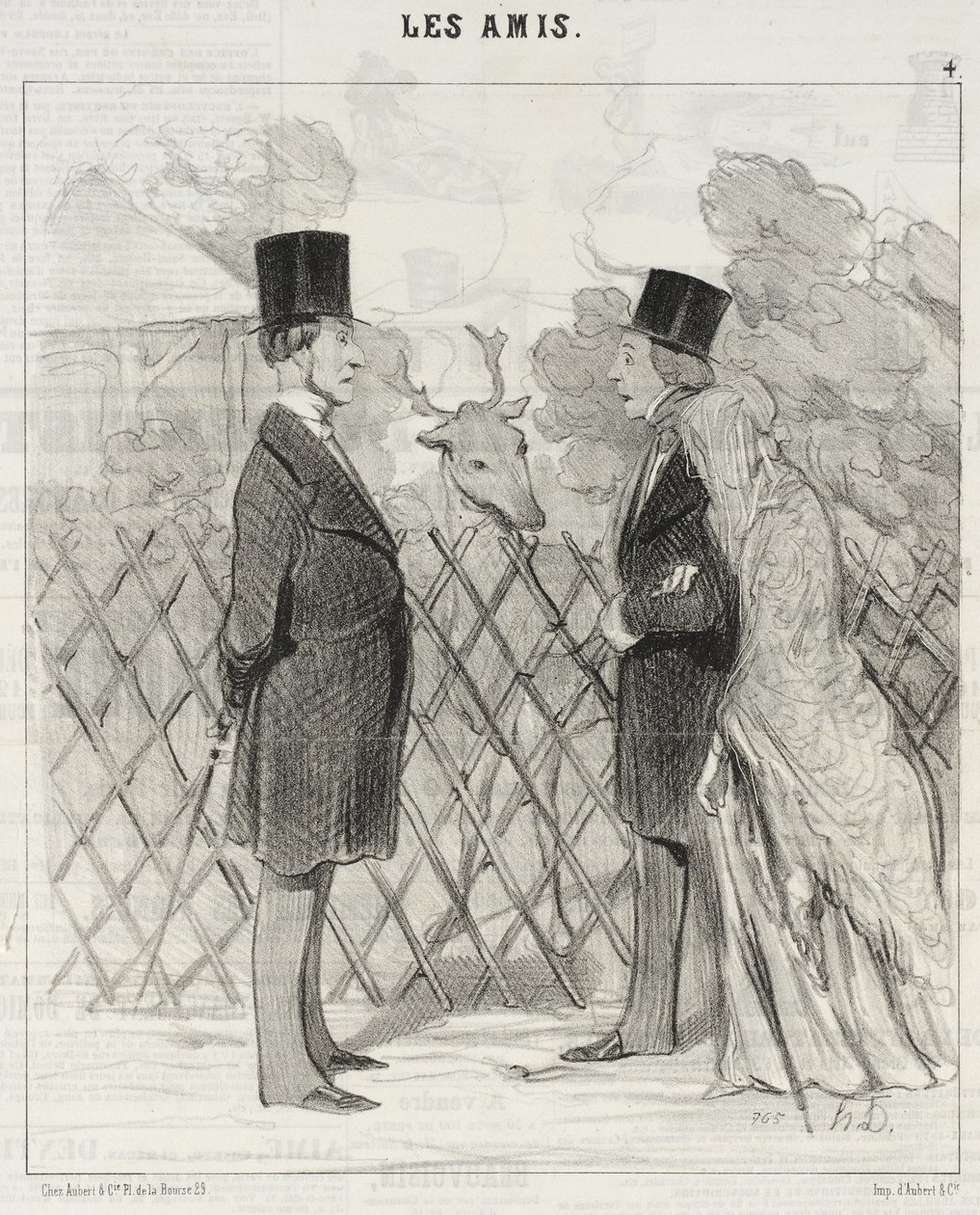 Pani Cabassol spaceruje... autorstwa Honoré Daumier