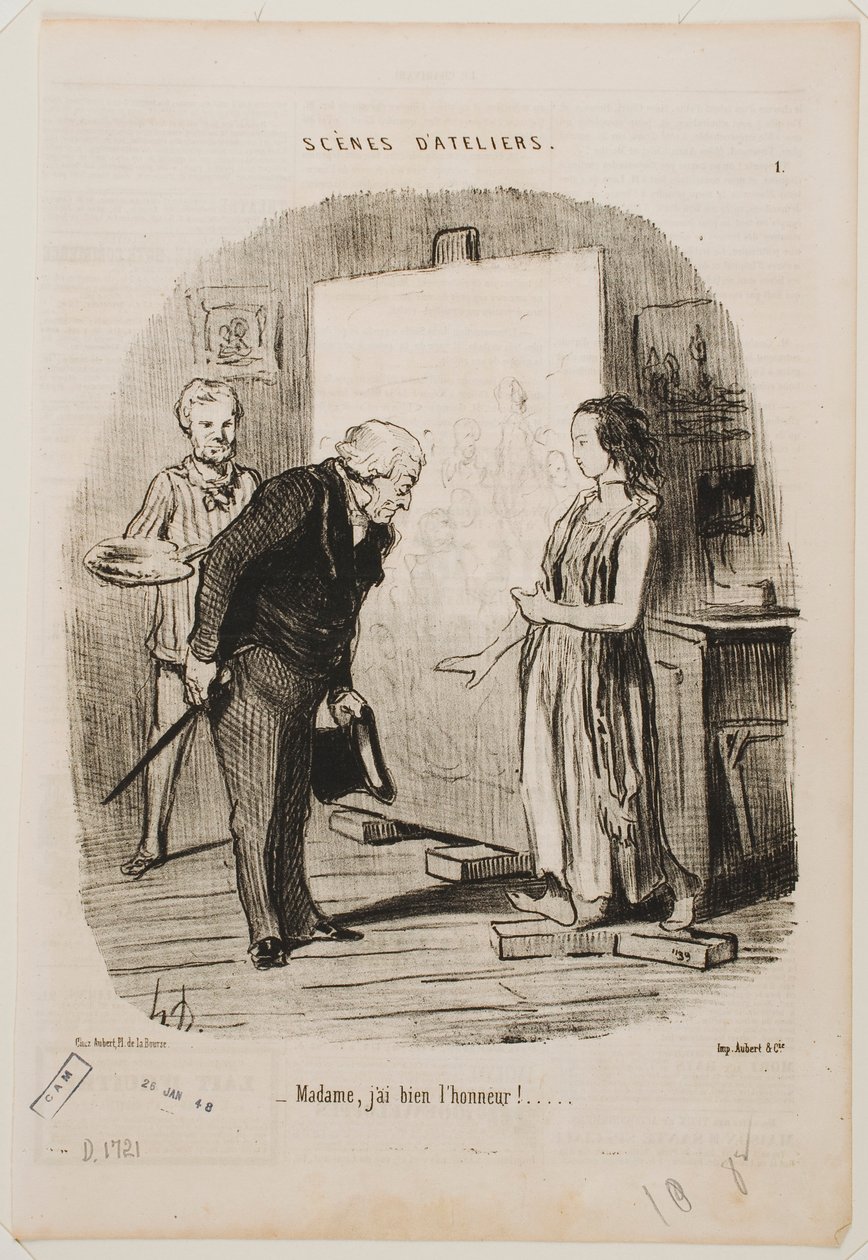 Madame, mam zaszczyt. autorstwa Honoré Daumier