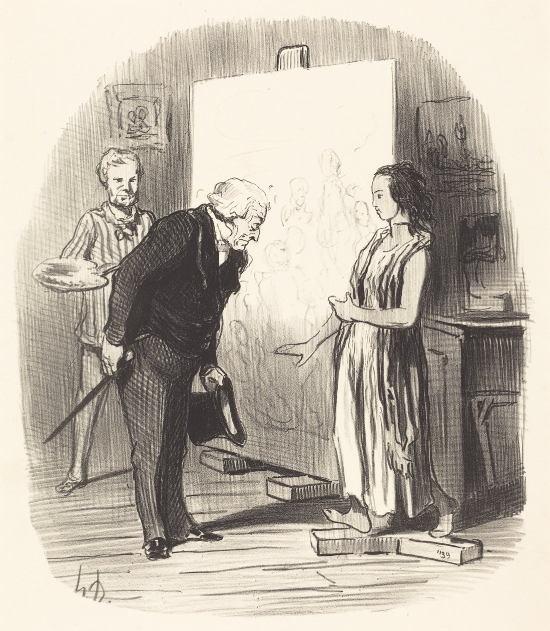 Madame, mam zaszczyt! autorstwa Honoré Daumier