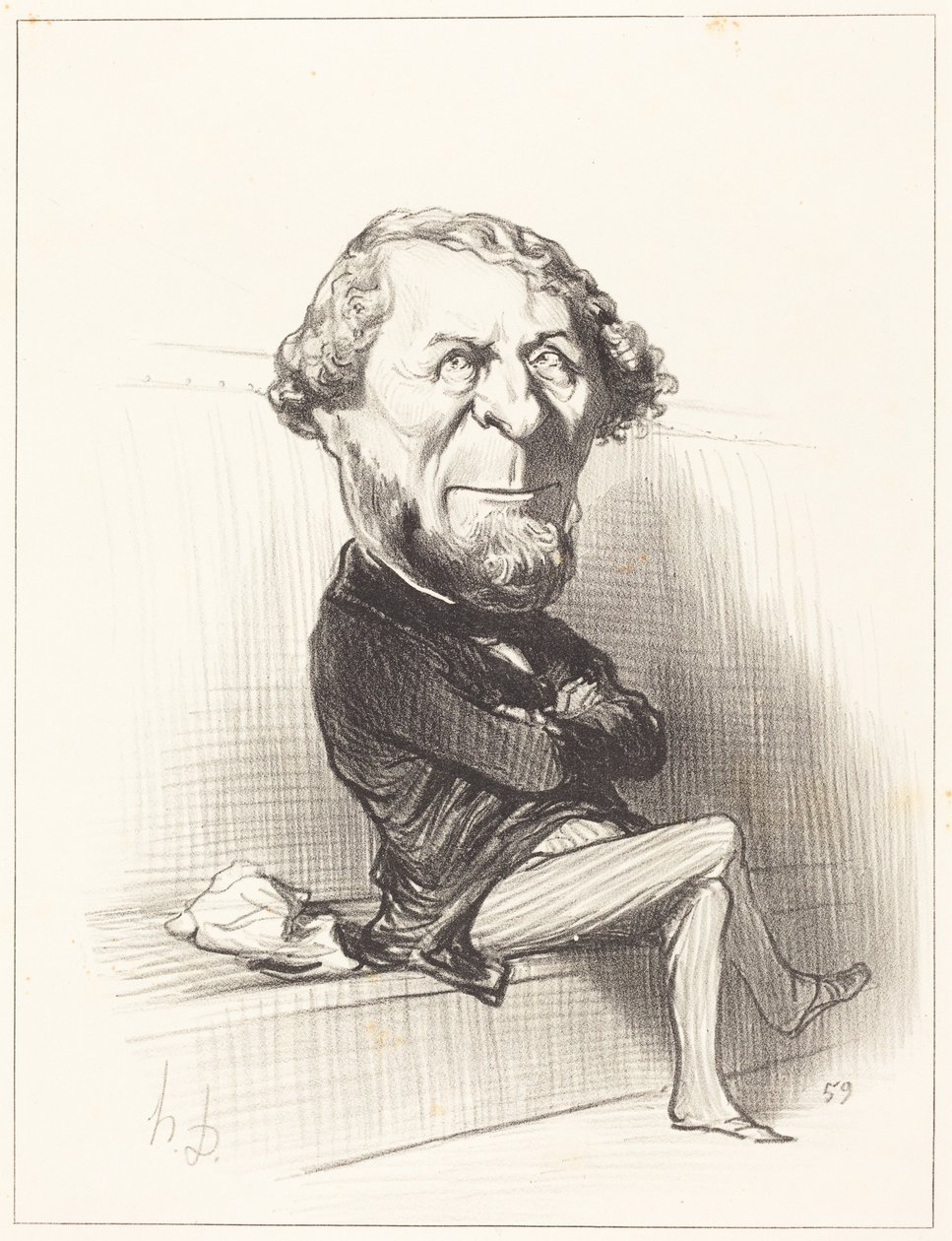 Marie Denis Larabit autorstwa Honoré Daumier