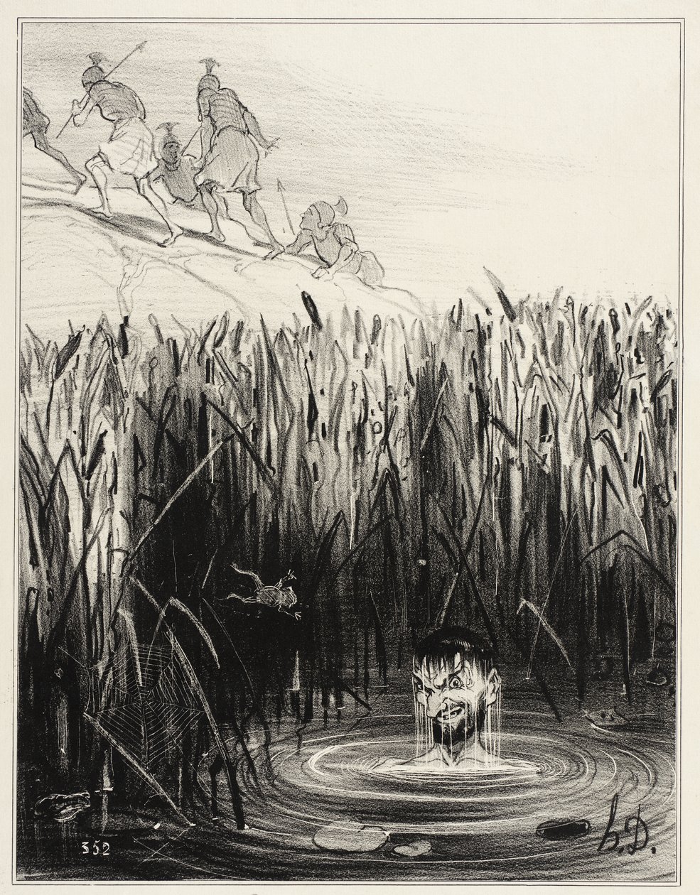 Mariusz w Minturnae autorstwa Honoré Daumier