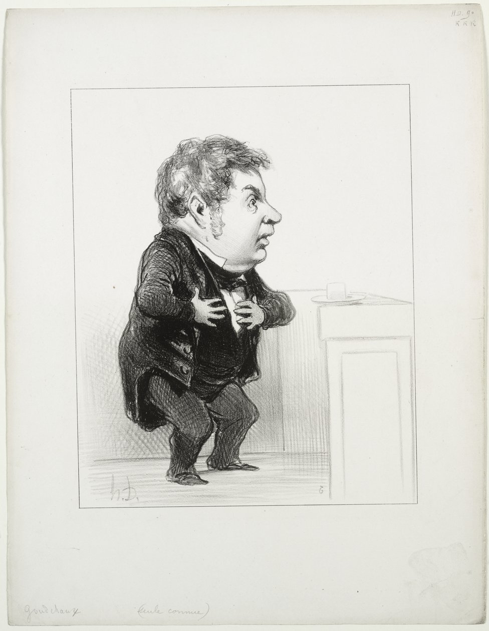 Michel Goudchaux autorstwa Honoré Daumier