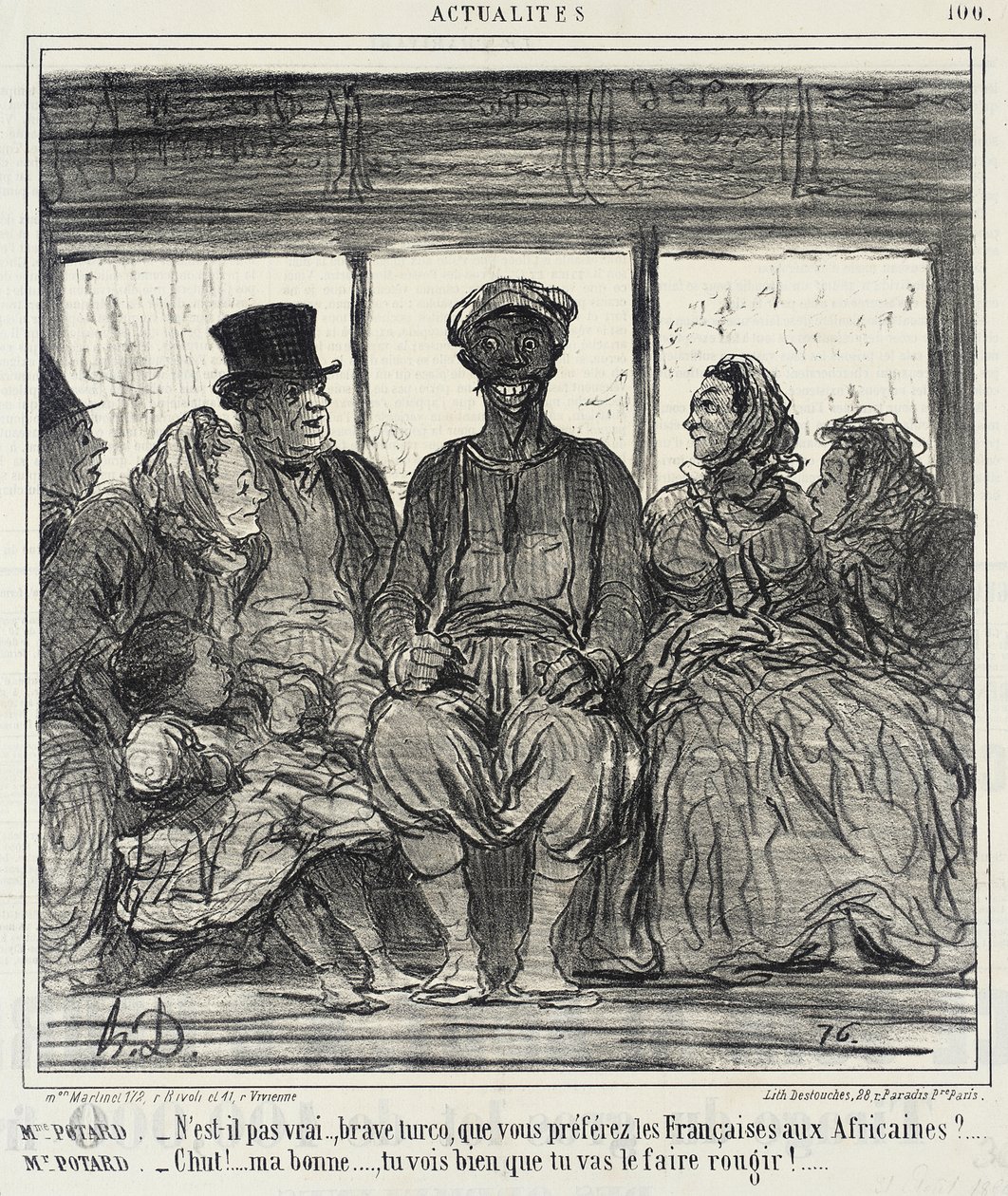 Pani Potard. – Czyż nie jest tak, dzielny Turku... autorstwa Honoré Daumier