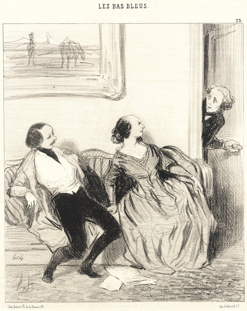 Moja droga przyjaciółko, czy mogę wejść!... autorstwa Honoré Daumier
