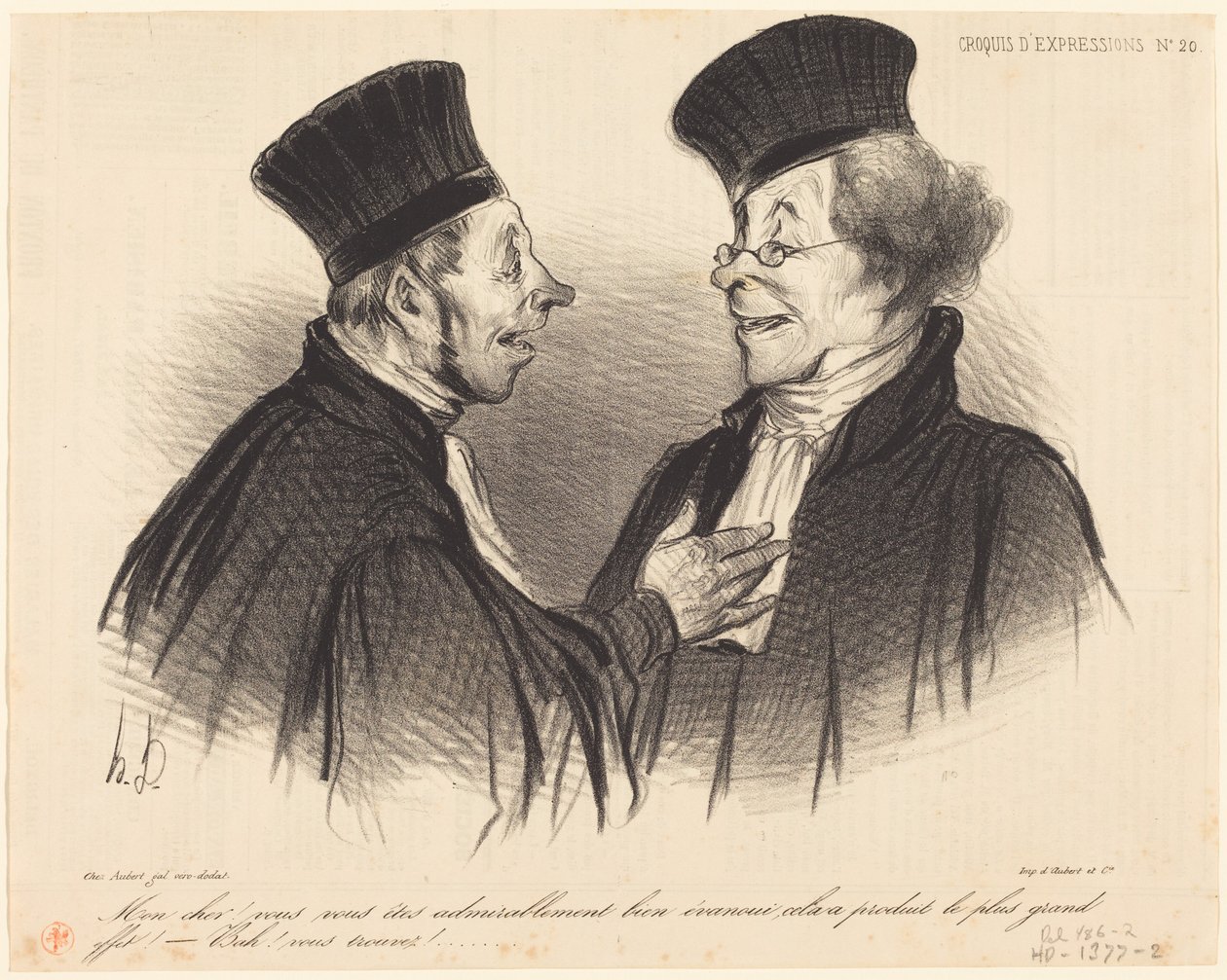 Mój drogi! Wspaniale... zemdlałeś... autorstwa Honoré Daumier
