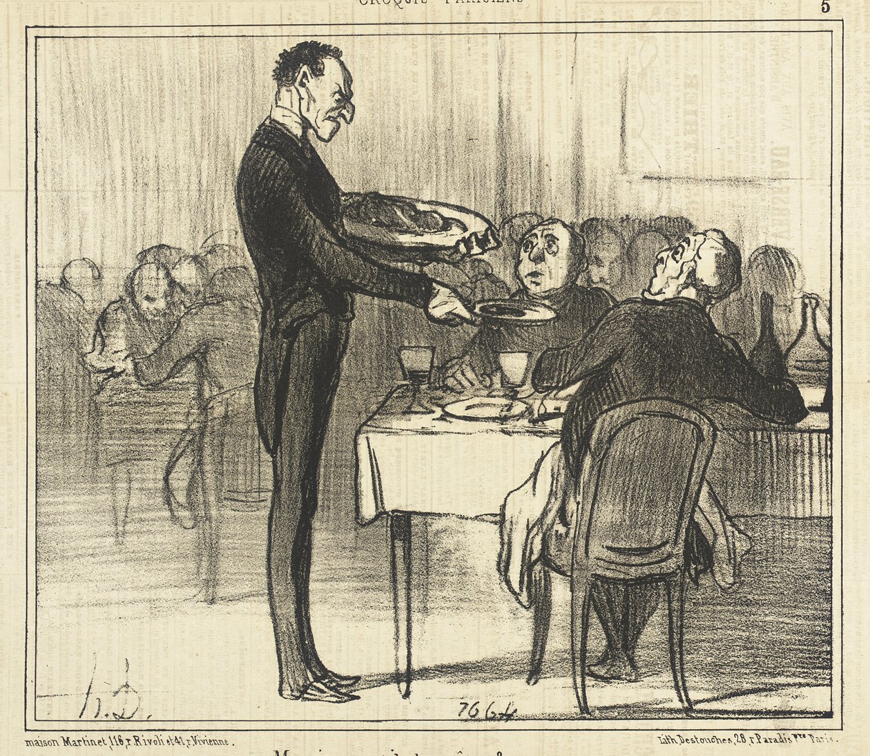 Czy pan chce naleśniki?... autorstwa Honoré Daumier