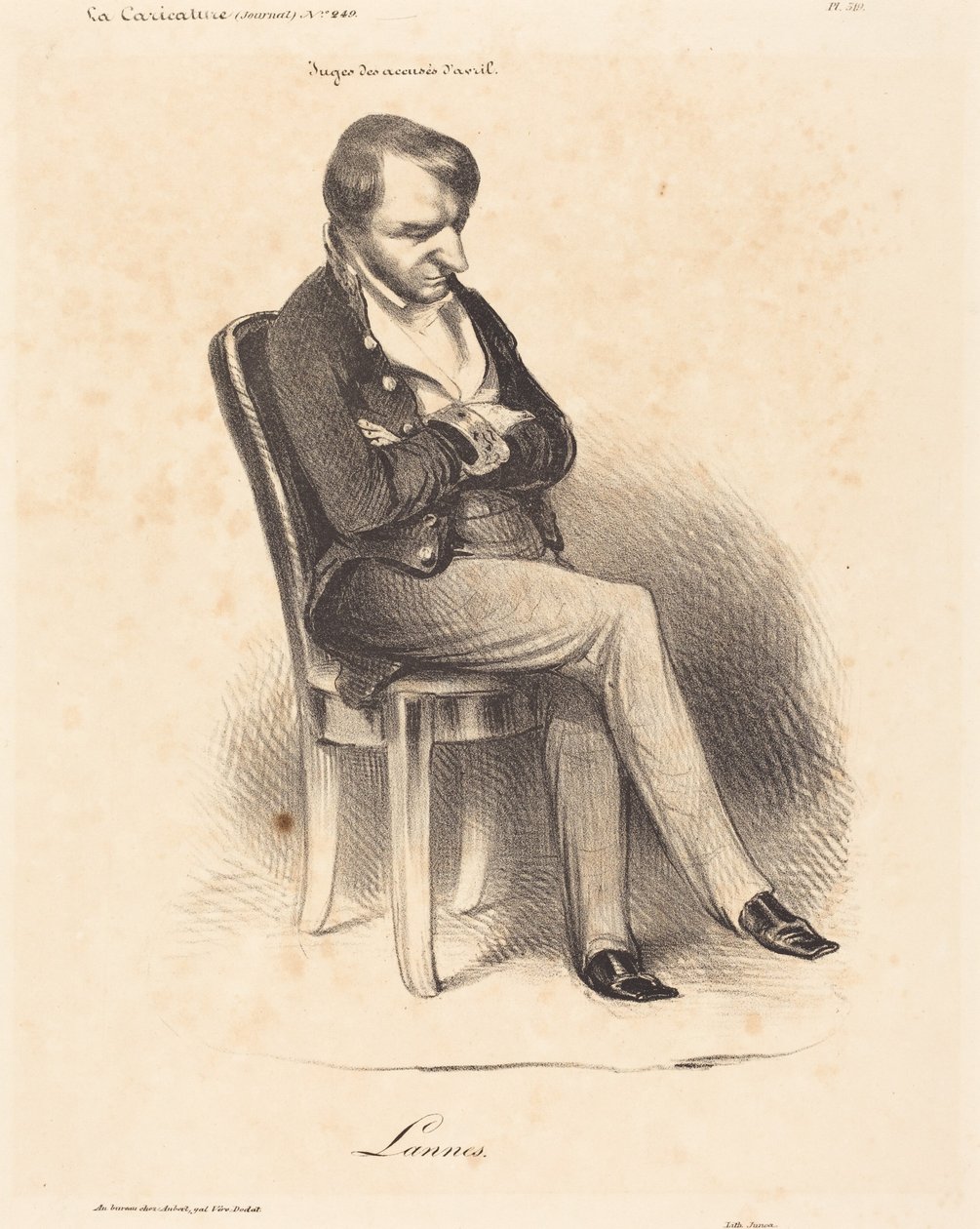 Napoléon Lannes autorstwa Honoré Daumier