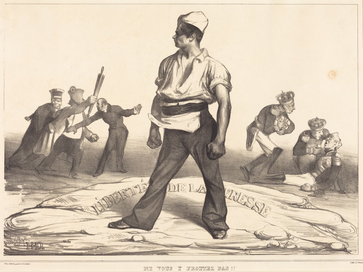 Nie mieszajcie się do tego! autorstwa Honoré Daumier