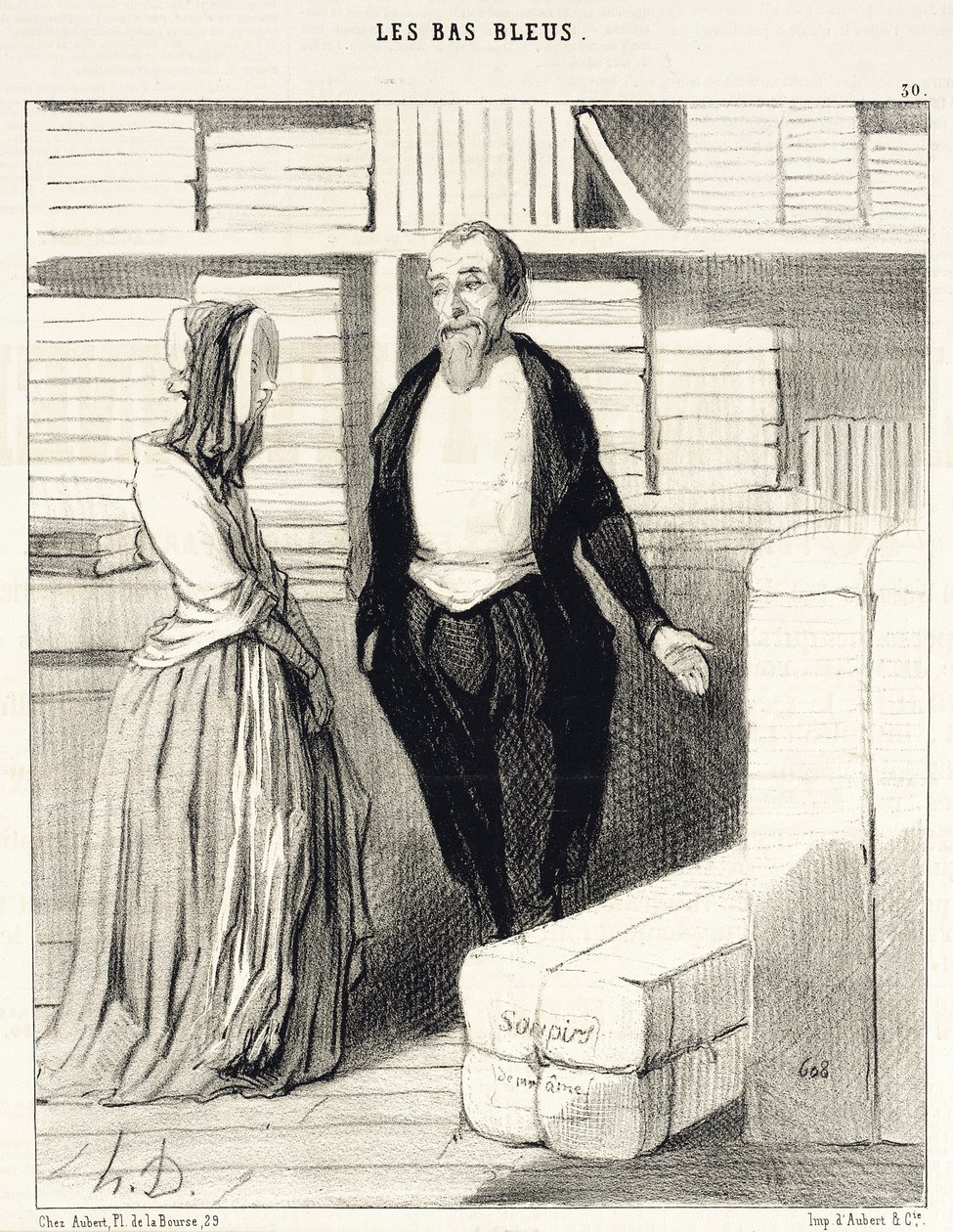 Nasze rachunki łatwo ustalić... autorstwa Honoré Daumier