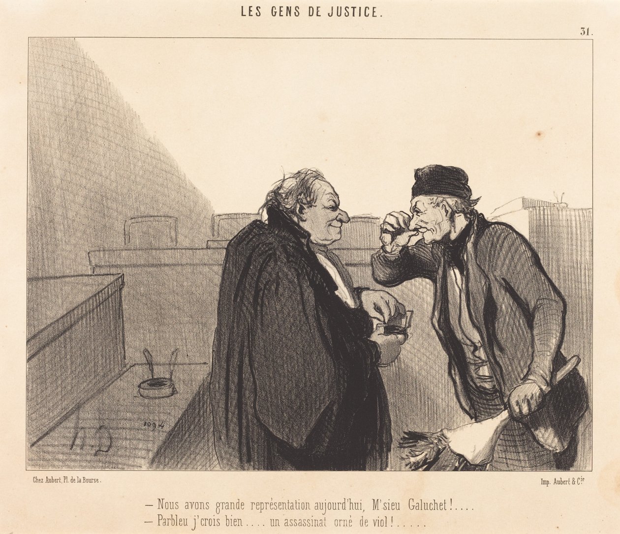 Dziś mamy wielkie przedstawienie autorstwa Honoré Daumier