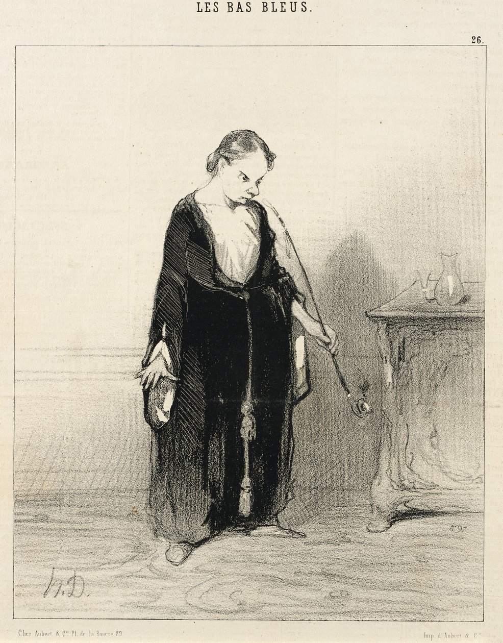 O, rozkosz opiumu, jakże mnie zachwycasz!... autorstwa Honoré Daumier