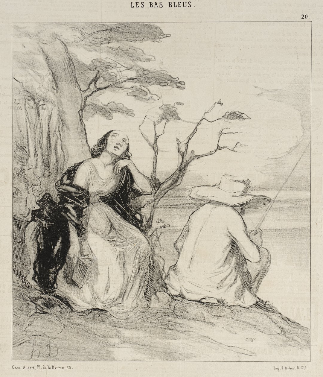 O bólu!... śnić... o mężu... autorstwa Honoré Daumier