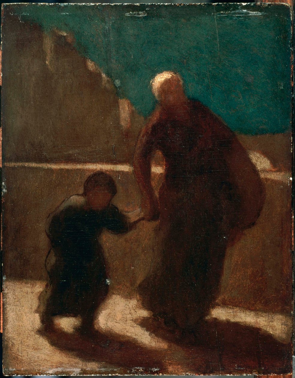 Na moście nocą autorstwa Honoré Daumier