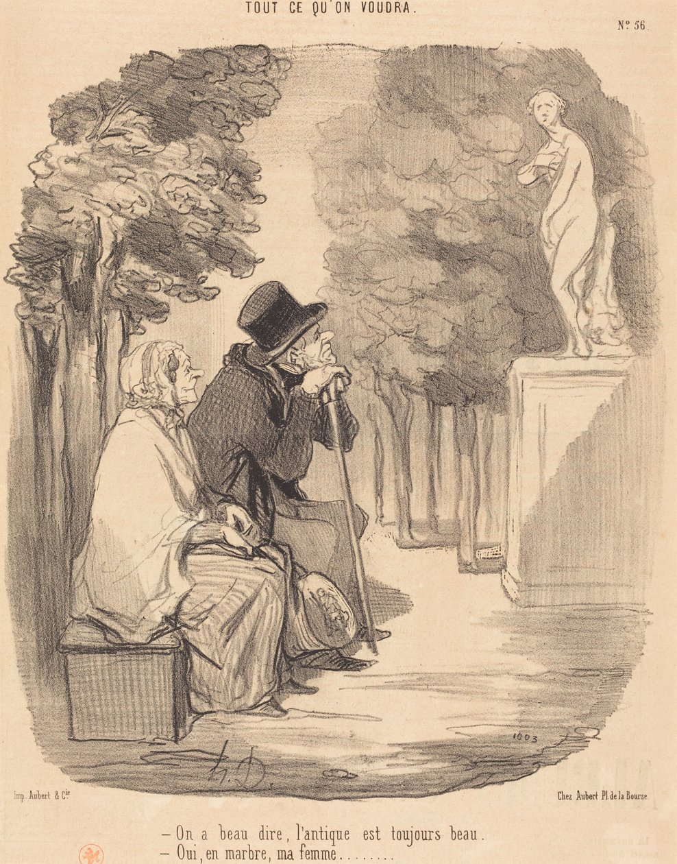Można mówić, co się chce, ale starożytność zawsze jest piękna... autorstwa Honoré Daumier