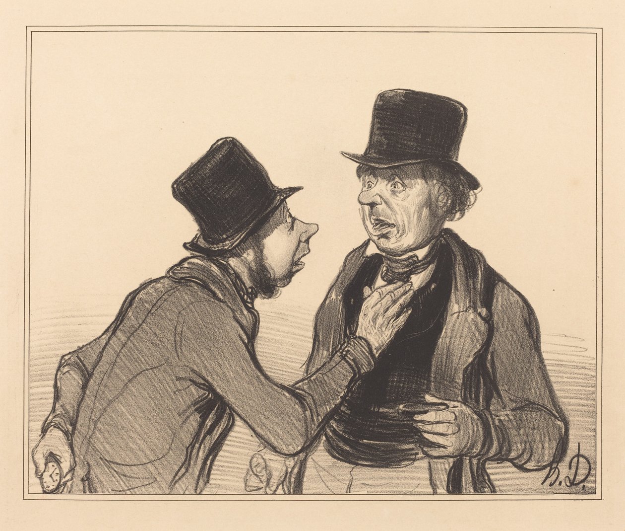 Tak, proszę pana, nie jest pan z Paryża... autorstwa Honoré Daumier