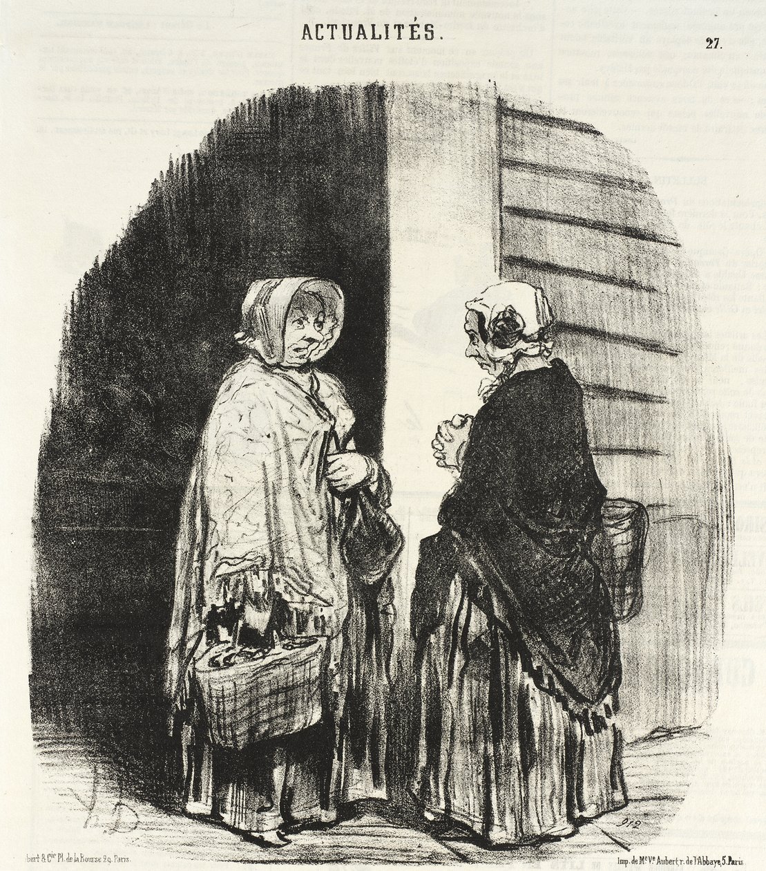 Tak, pani Chaboulard... dwudziestu czterech handlarzy korzennych... autorstwa Honoré Daumier