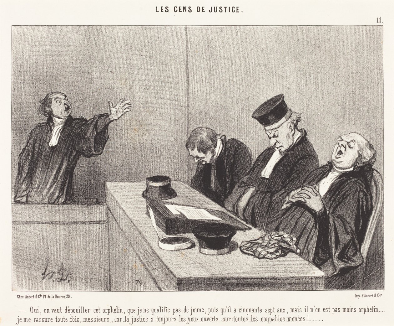 Tak, chcemy okraść tego sierotę... autorstwa Honoré Daumier
