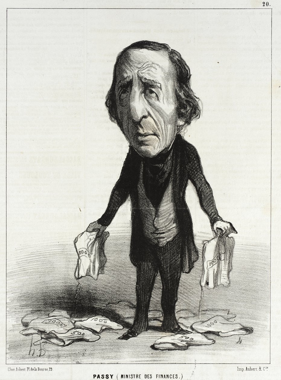 Passy (minister finansów) autorstwa Honoré Daumier