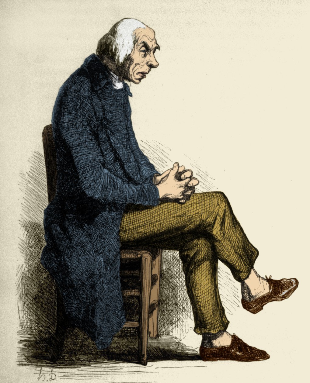 Ojciec Goriot autorstwa Honoré Daumier
