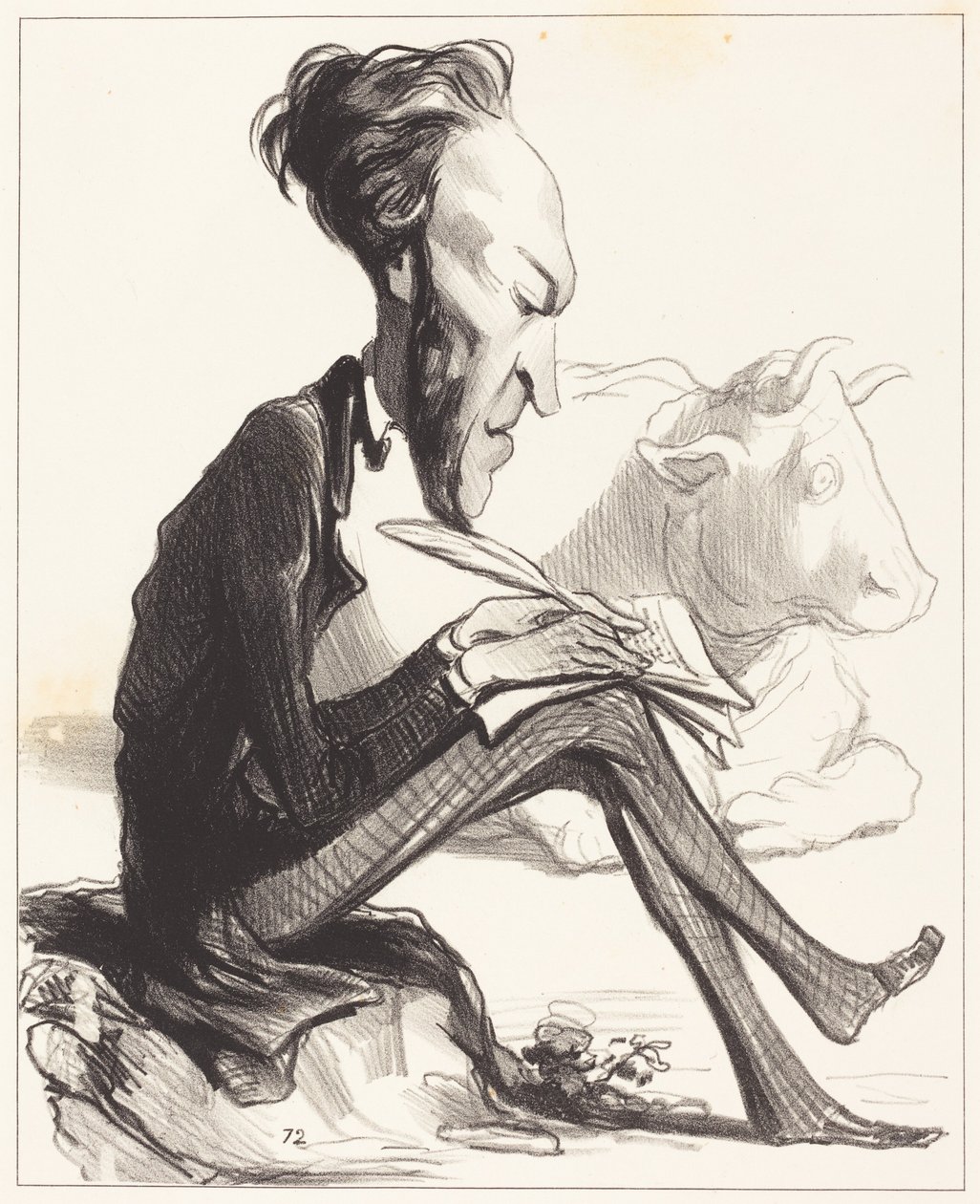 Ph. Auguste Demesmay autorstwa Honoré Daumier