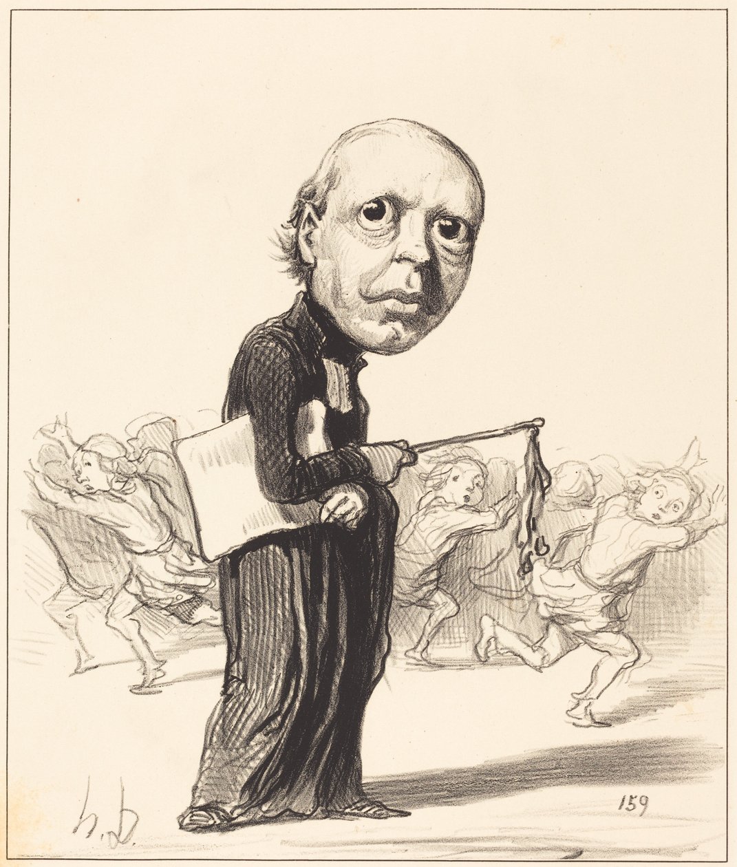 Pierre Louis Parisis autorstwa Honoré Daumier
