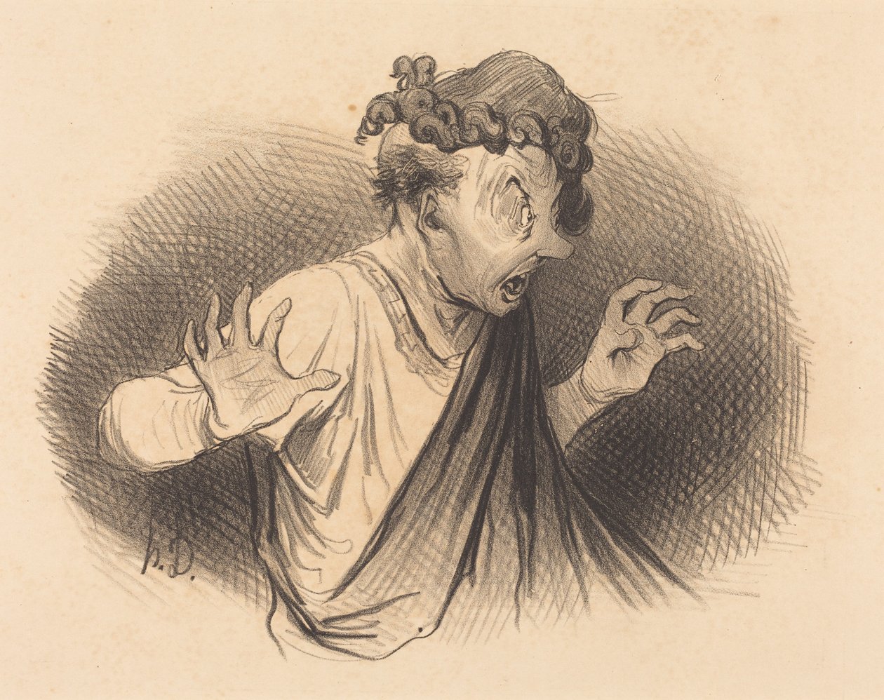 Dla kogo są te węże... autorstwa Honoré Daumier