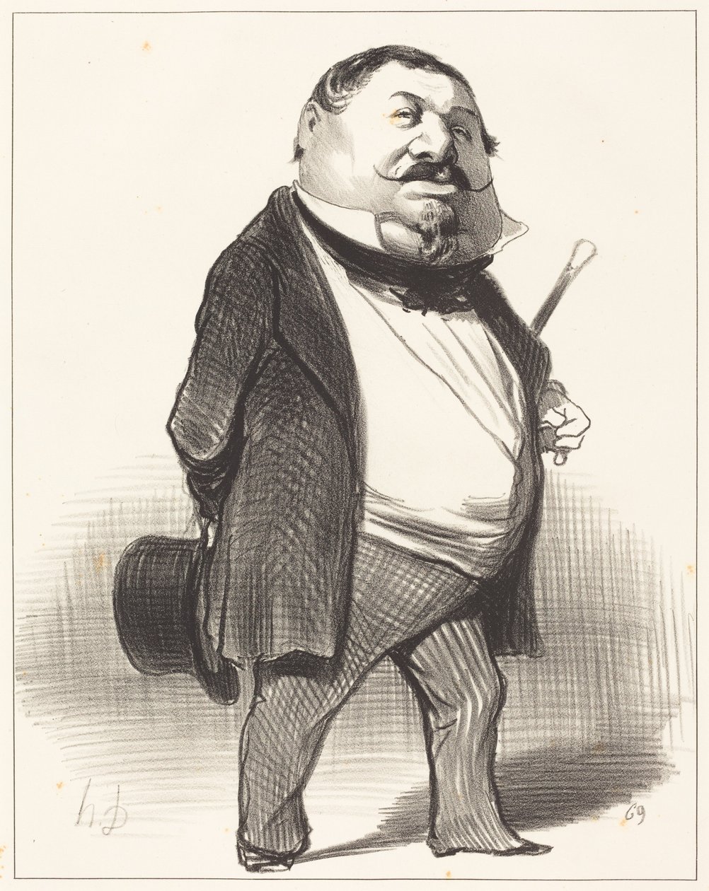 Książę Lucien Murat autorstwa Honoré Daumier