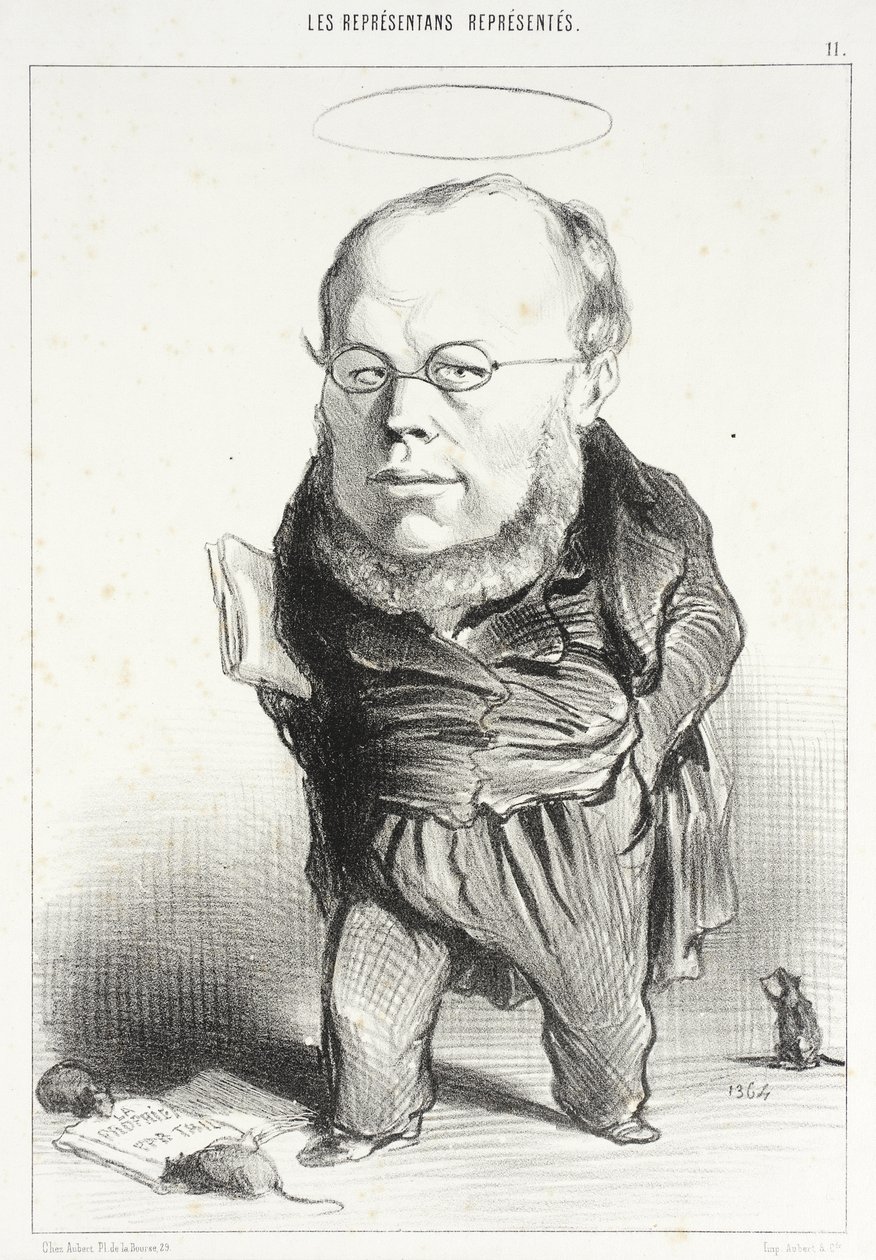 Proudhon autorstwa Honoré Daumier