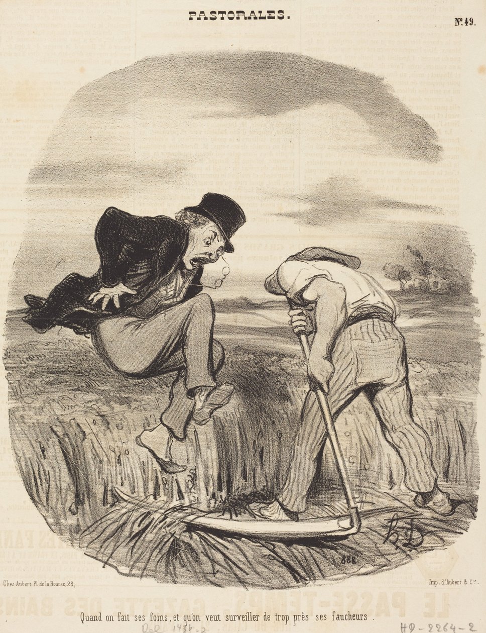 Kiedy robi się siano ... autorstwa Honoré Daumier