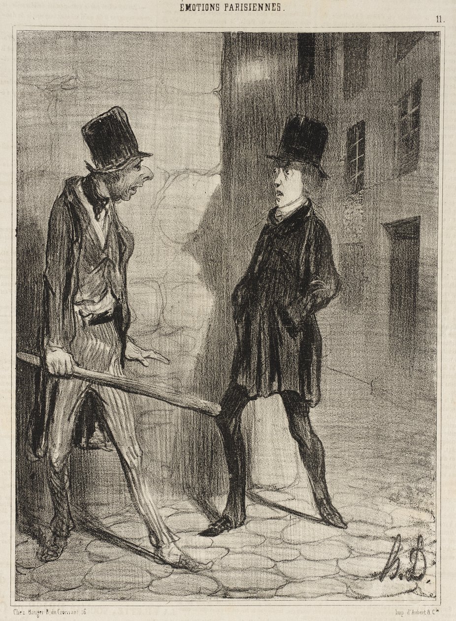 Która godzina, proszę? autorstwa Honoré Daumier