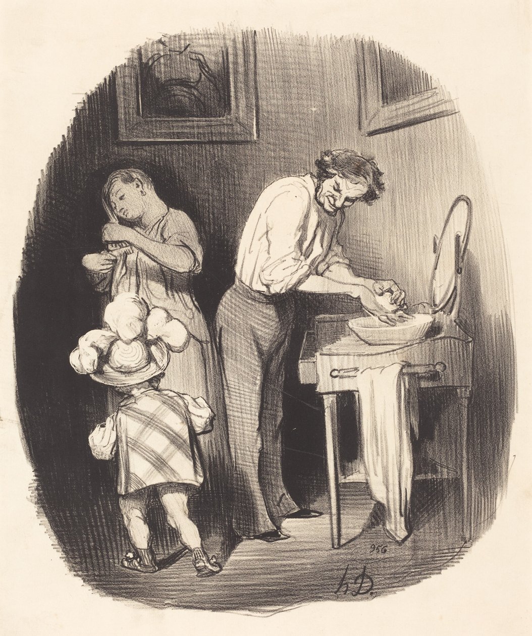 Jaki on taki miły, Dodore... autorstwa Honoré Daumier