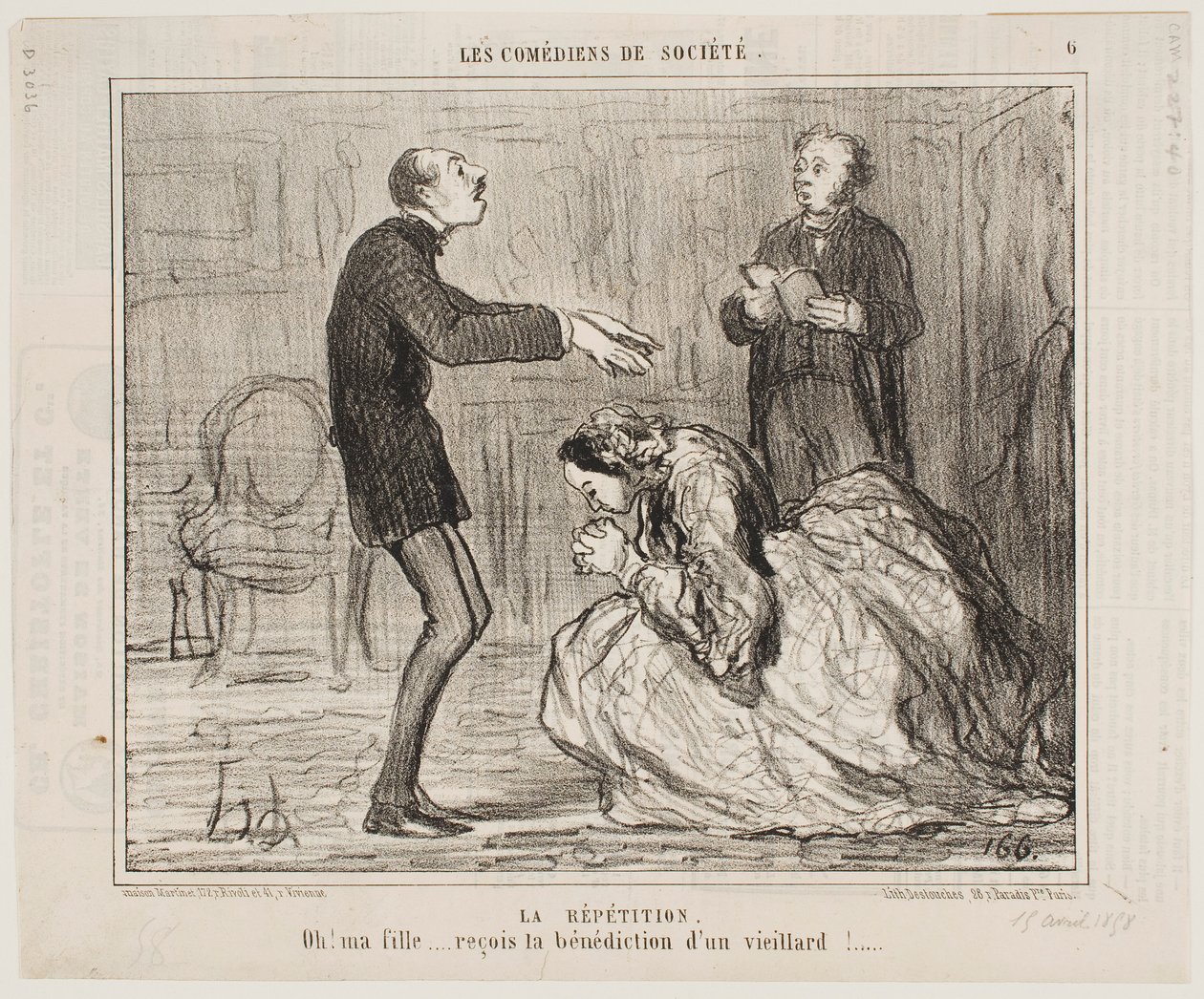 Próba autorstwa Honoré Daumier