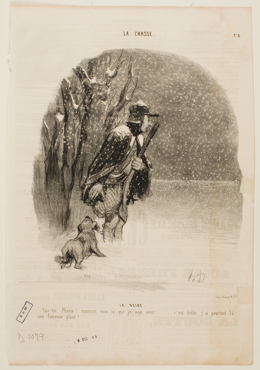 Śnieg autorstwa Honoré Daumier