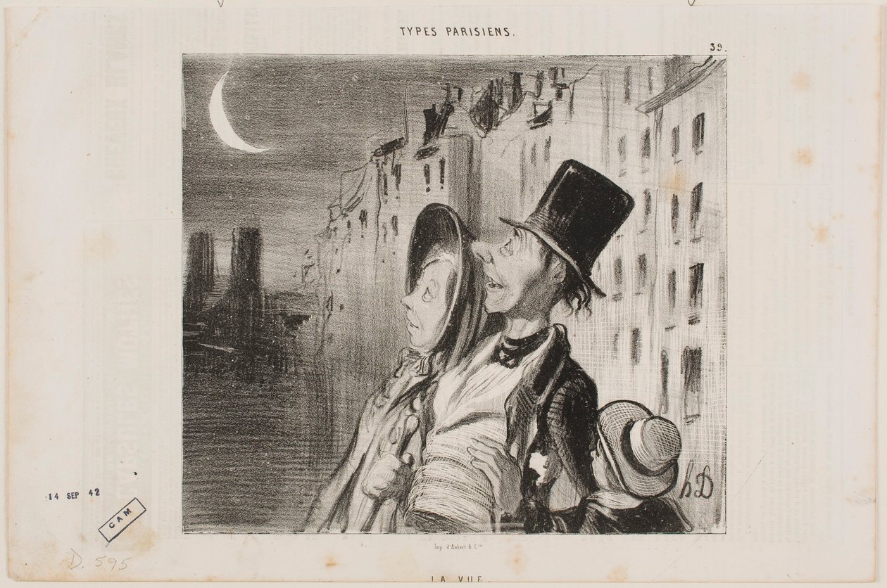 Wzrok autorstwa Honoré Daumier