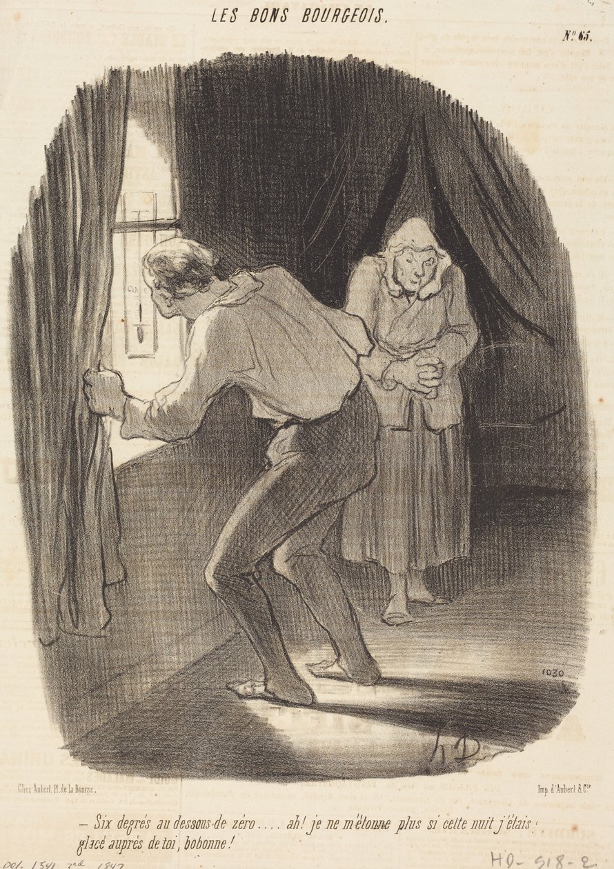 Sześć stopni poniżej zera... autorstwa Honoré Daumier