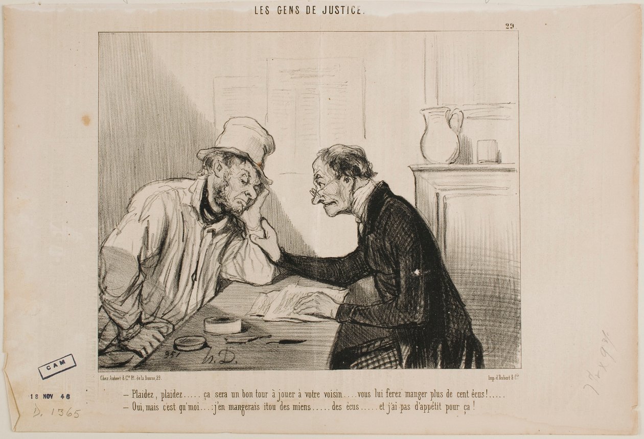 Pozwijcie go... pozwijcie go... autorstwa Honoré Daumier