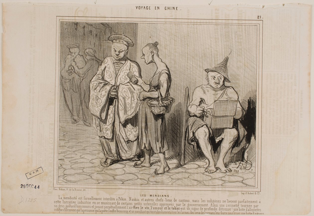 Żebracy autorstwa Honoré Daumier