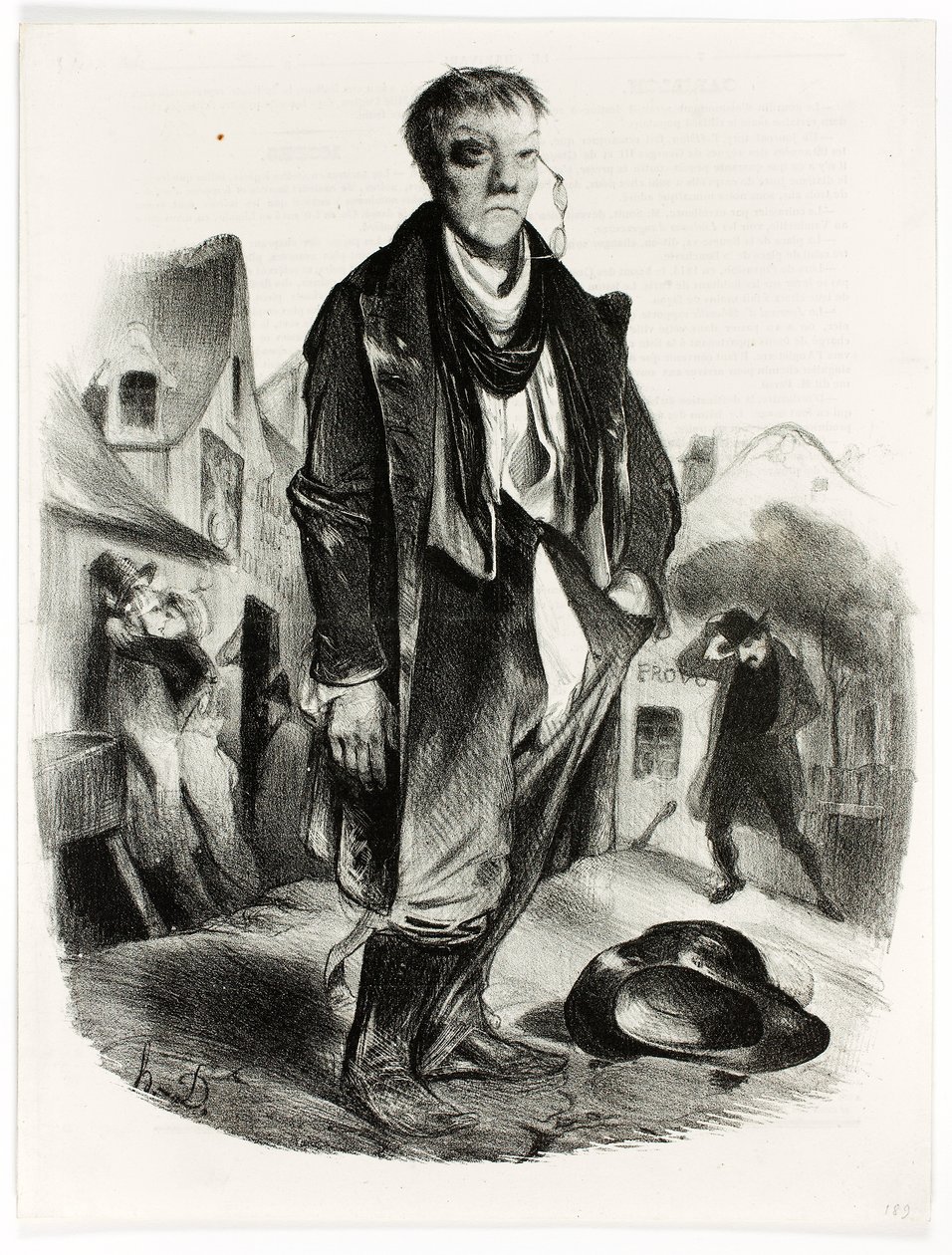 Pijak autorstwa Honoré Daumier