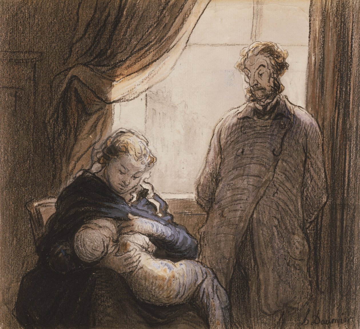 Rodzina autorstwa Honoré Daumier