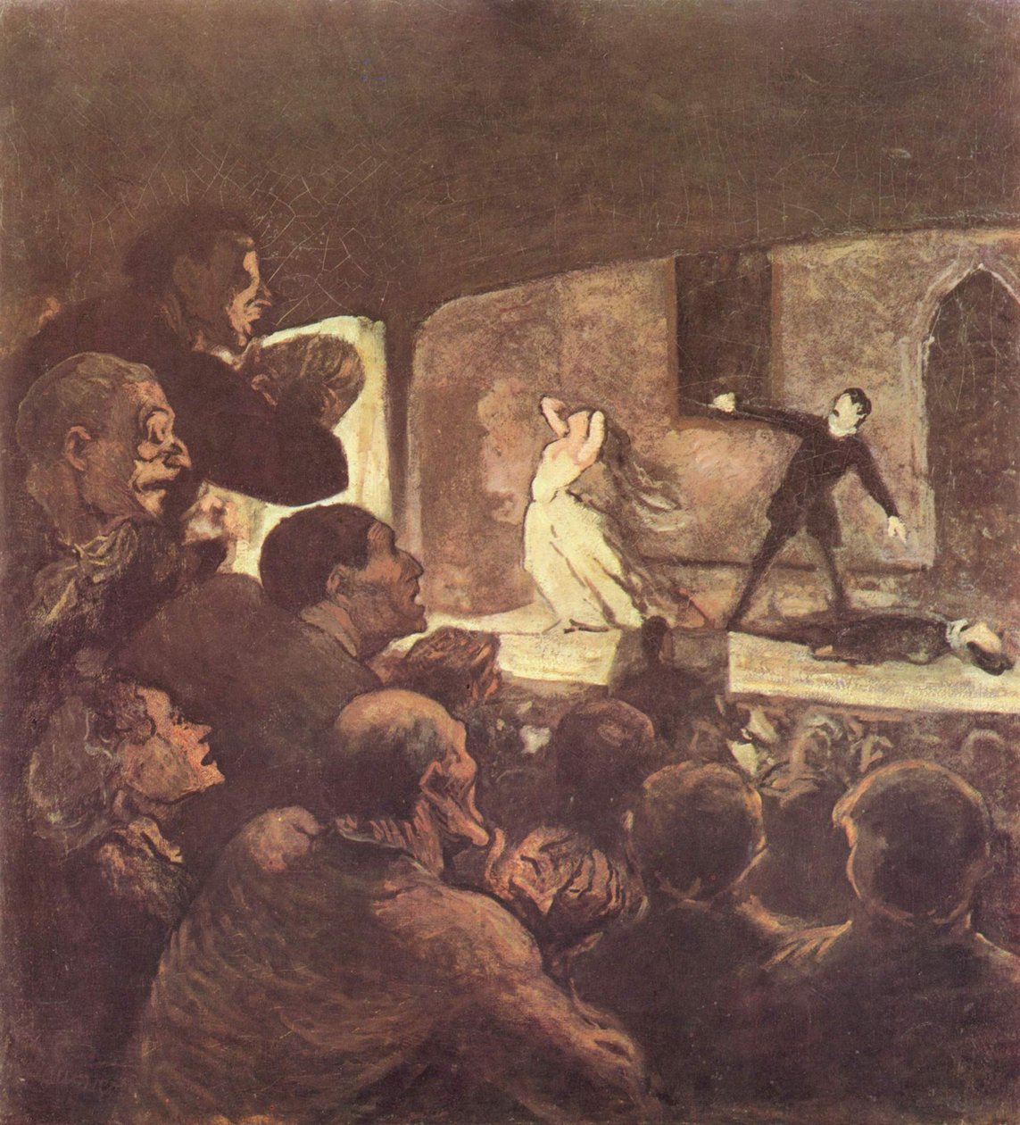 Melodramat autorstwa Honoré Daumier