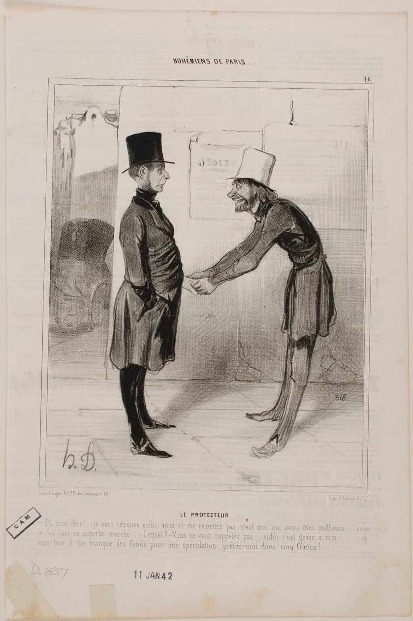 Mecenas autorstwa Honoré Daumier