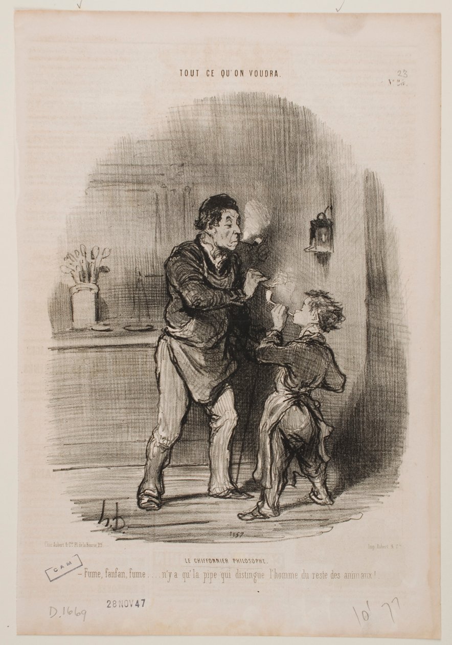 Filozoficzny zbieracz szmat autorstwa Honoré Daumier