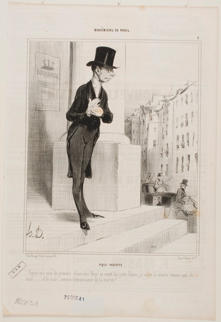 Zbieracz gąbek autorstwa Honoré Daumier